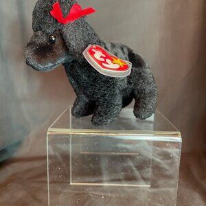 RARE TY ORIGINAL BEANIE BABY GIGI THE POODLE DOG 1998 RETIRED/ORIGINAL TAG